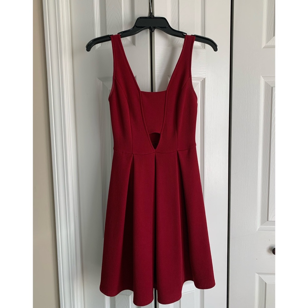 Soprano Red Cutout Dress